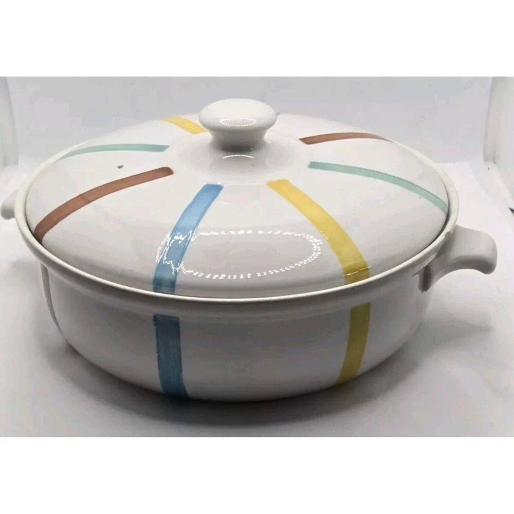 Mid Century Modern de SPHINXPARAFEU Casserole Dish Made in Holland Hand Crafted